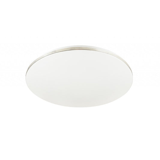 Venu 18w LED Round Oyster Light Step Dimmable Tri-Cct 28cm