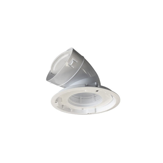 Airbus Ceiling Vent Fitting With 90 Degree Elbow and Backdraft Shutter - Suits All Airbus 200 Fascias, 150mm Inline Fans and 150mm Exhaust Accessories