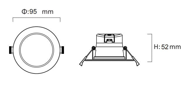 7w Smd Downlight Kit