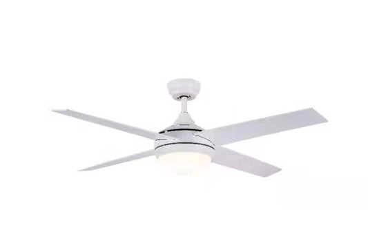 Ceiling Fan With LED Light Wh
