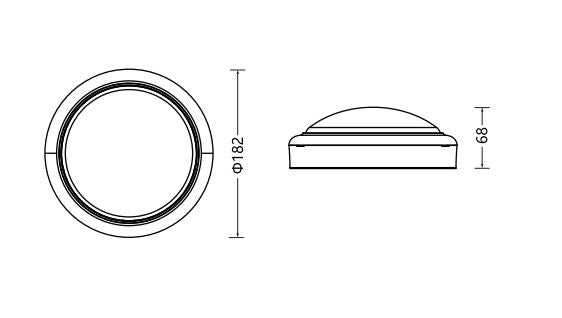 15w LED Round Bunker
