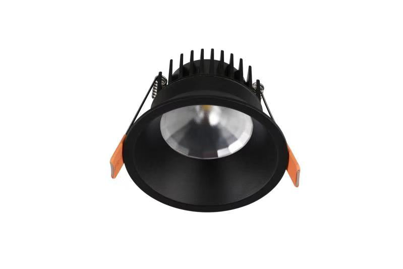 10w Trimless Downlight 5c Temp. Black