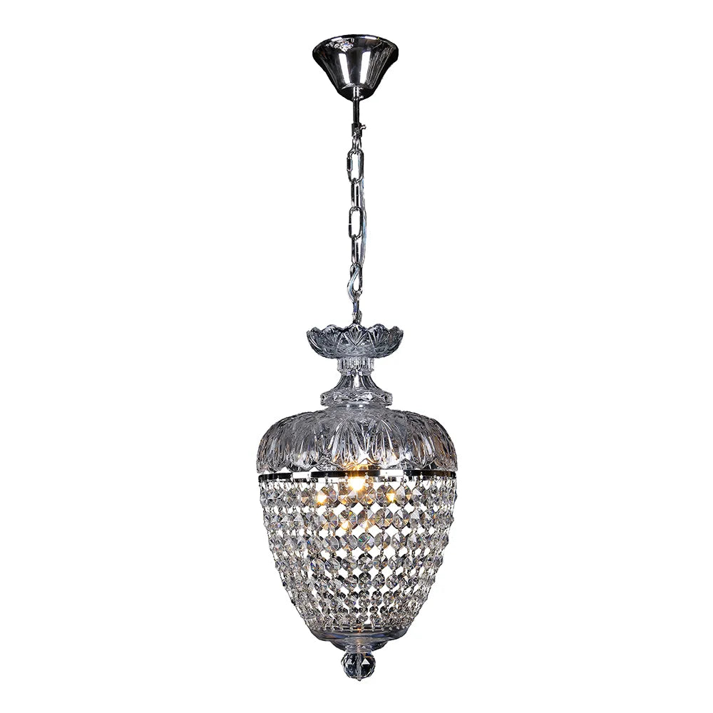 Chopin 1 Light Crystal Pendant