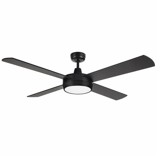 Tempest Supreme 52" Timber 4 Blade Ceiling Fan With 18w LED Tri Colour Light