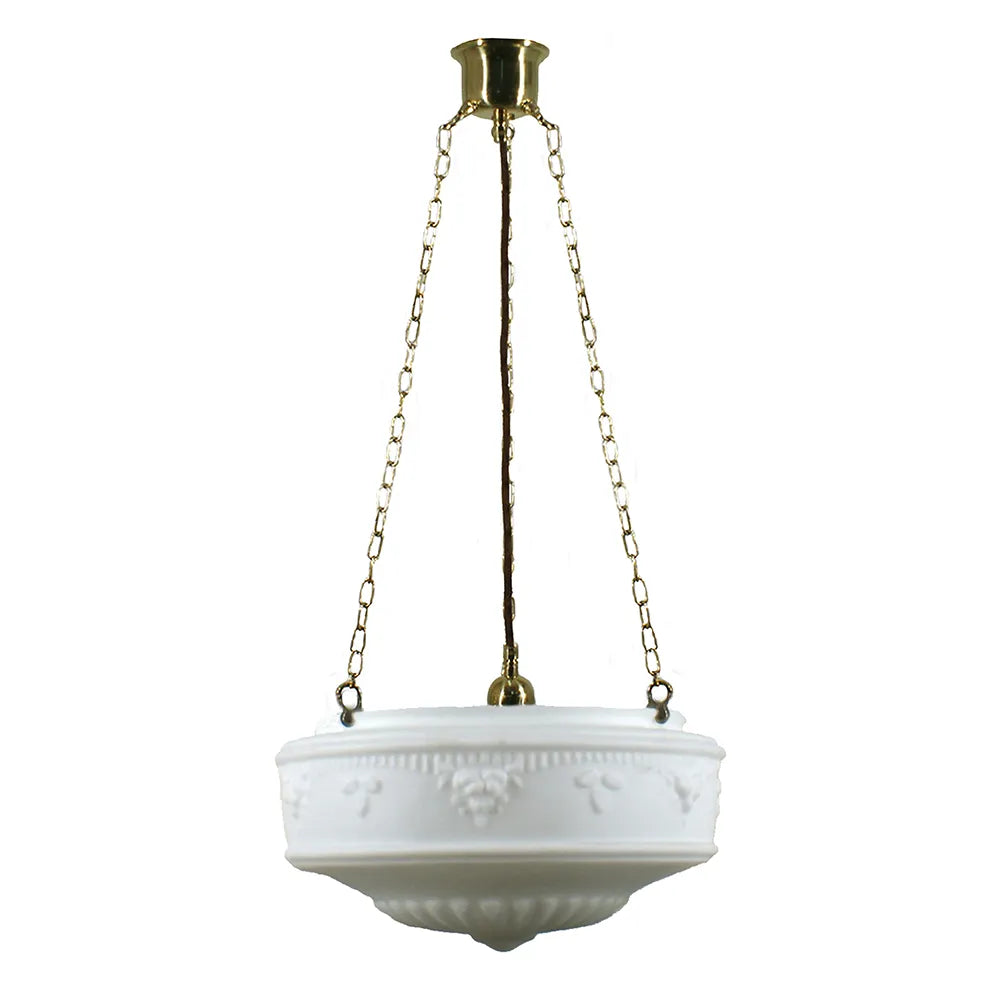 Senator 14" 3 Chain Susp Brown Cloth