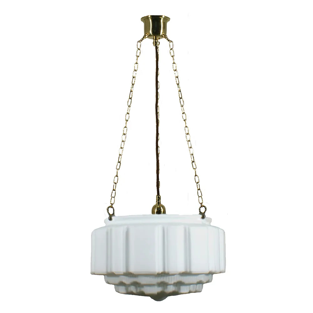 St Kilda 14" 3 Chain Susp Brown Cloth