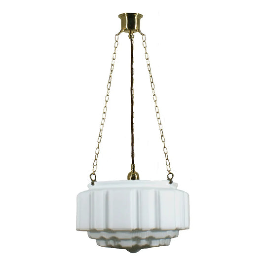 St Kilda 14" 3 Chain Susp Brown Cloth