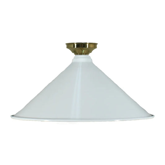 Edwardian 390mm White Batten Fix