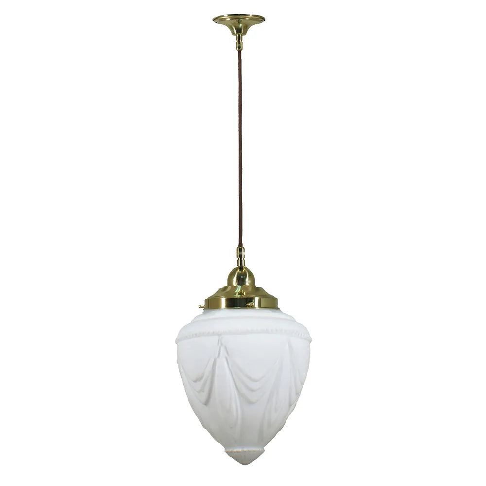 Empire 8" Cloth Brown Cord Susp