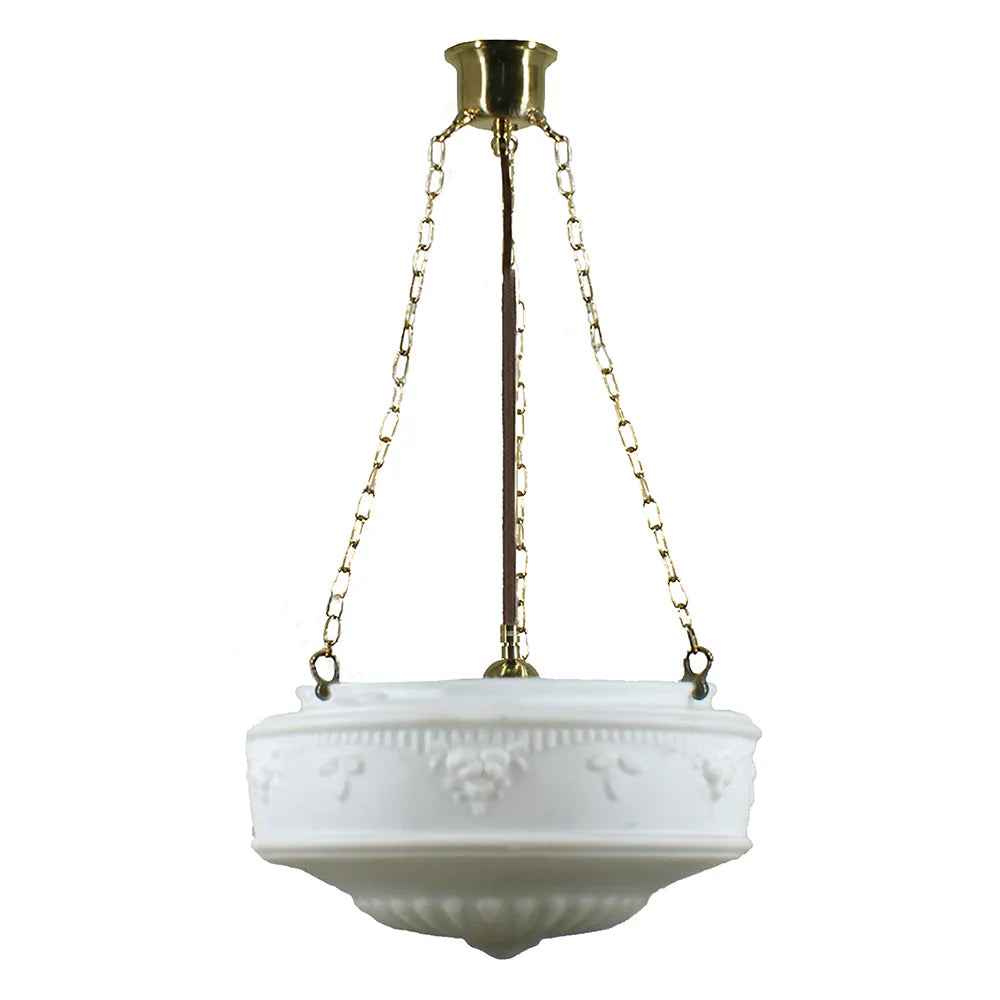 Senator 17" 3 Chain Susp Brown Cloth