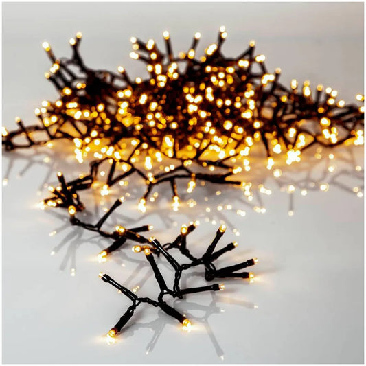800 LED Fairy Lights - Warm White - 16m