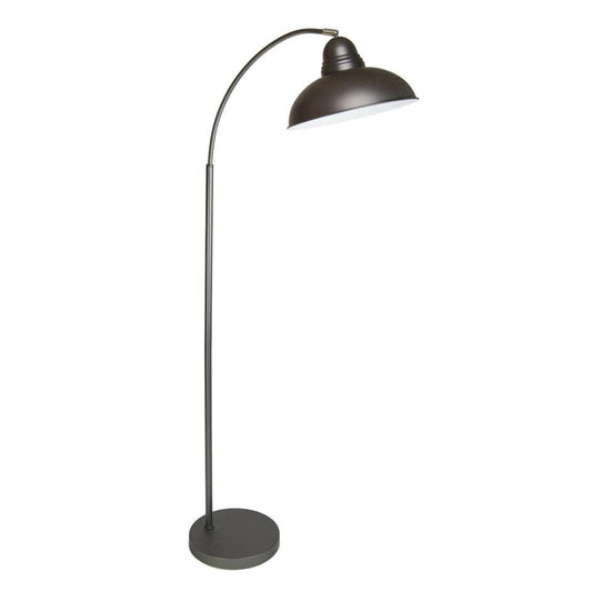 Manor Metal Floor Lamp - Antique Chrome