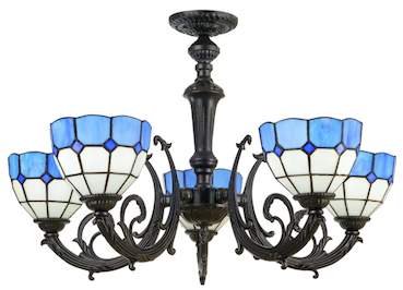 5-Shade Upward Pendant