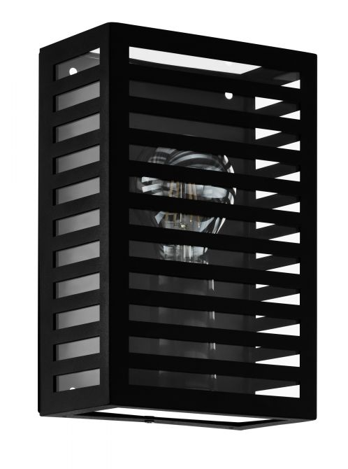 Alamonte 3 Black Exterior Wall Light