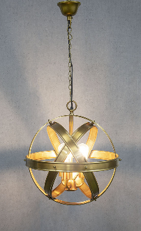 Clan William Antique Brass Pendant
