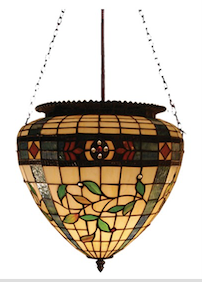 Cone Shape 14 Inch Lead Light Pendant