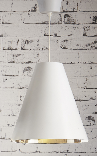 Conrad Silver White Pendant