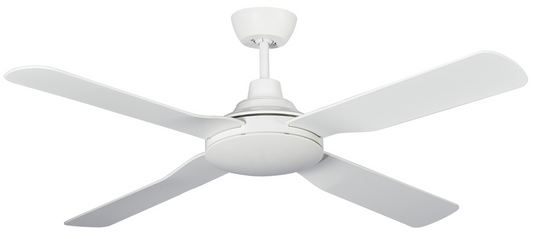 Discovery Absplastic Four Blade 120cm White Ceiling Fan