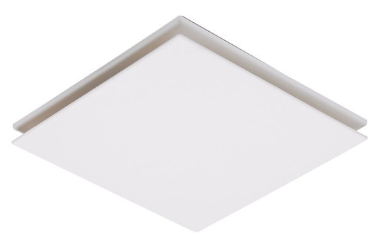 Flow 250mm White Square Exhaust Fan