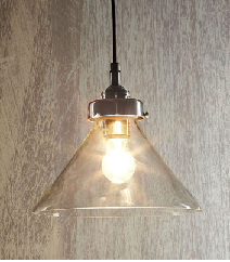 Franklin Antique Silver One Light Pendant