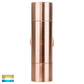 Hv1015t-Hv1017t - Tivah Solid Copper Tri Colour Up and Down Wall Pillar Lights