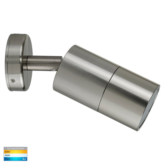 Hv1205t-Hv1207t - Tivah 316 Stainless Steel Tri Colour Single Adjustable Wall Pillar Lights