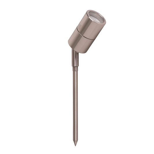 Single Adjustable 316 Stainless Steel Mini Garden Spike Spotlight