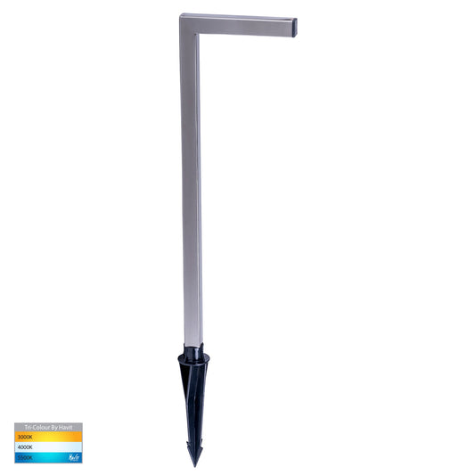 Square 316 Stainless Steel Garden Spike Light