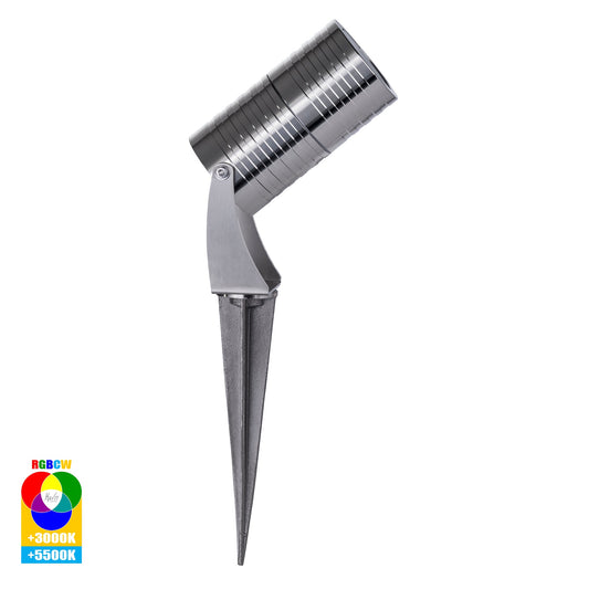 Garden Spike or Surface Mounted Light IP65 316 Stainless Steel 