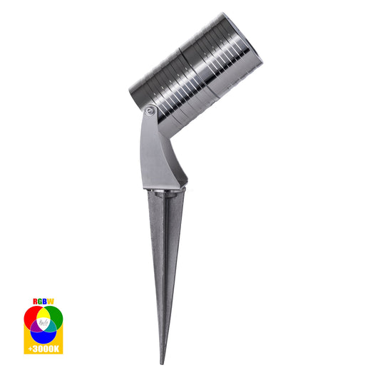 Garden Spike Or Surface Mounted Light Ip65 316 Stainless Steel HV1462rgbw-Ss316
