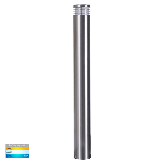 Hv1608t-Ss316 -Maxi 900 316 Stainless Steel Tri Colour LED Bollard Light