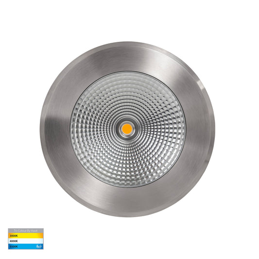 In-ground Uplighter Round, 210mm 316 Stainless Steel Face 