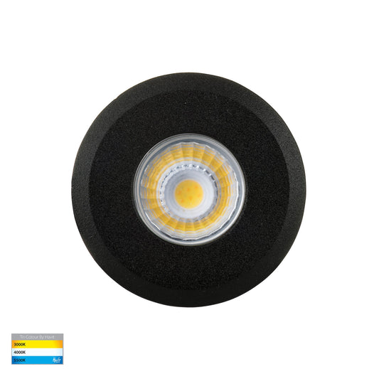 Mini Recessed In-ground/Step Light Black