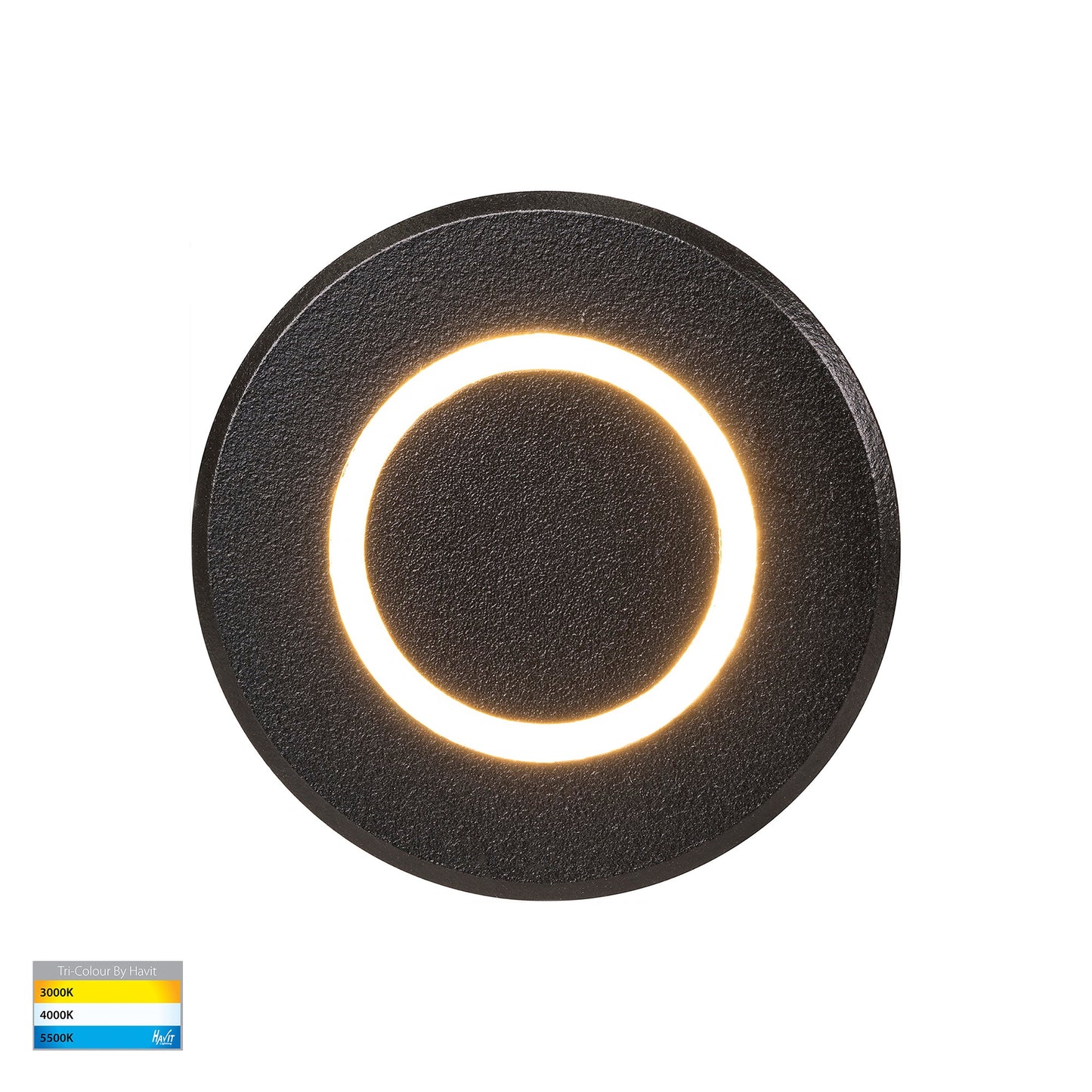 Mini Recessed In-ground/Step Light Black