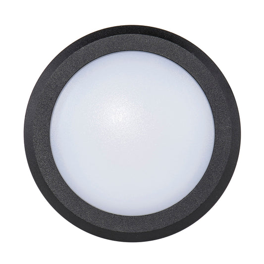 Surface Mounted Step Light Open Face Black