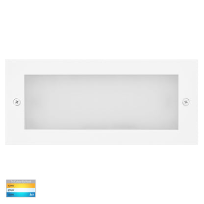 Recessed Brick Light with Plain White Face 