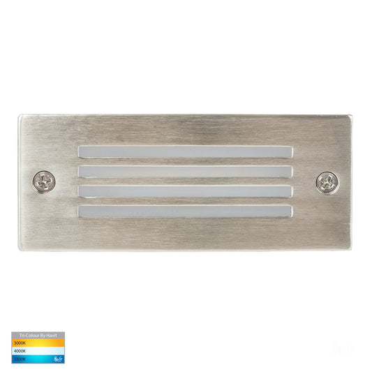 Recessed Brick Light with 316 Stainless Steel Face Grill Cover 