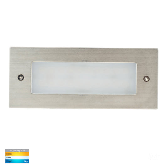 Recessed Brick Light With Plain 316 Stainless Steel Face  HV3007t-Ss316-12v