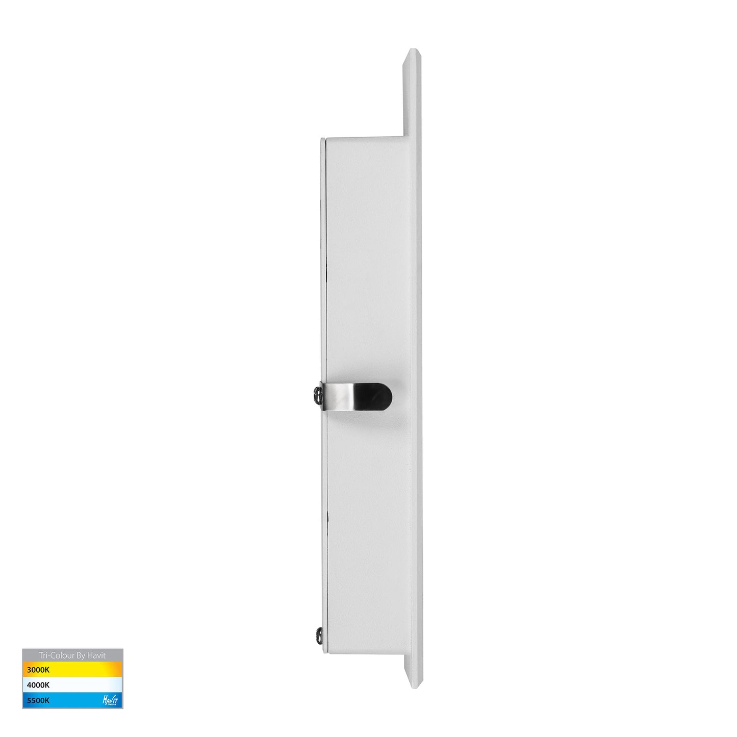 Recessed Large Rectangle White Step Light