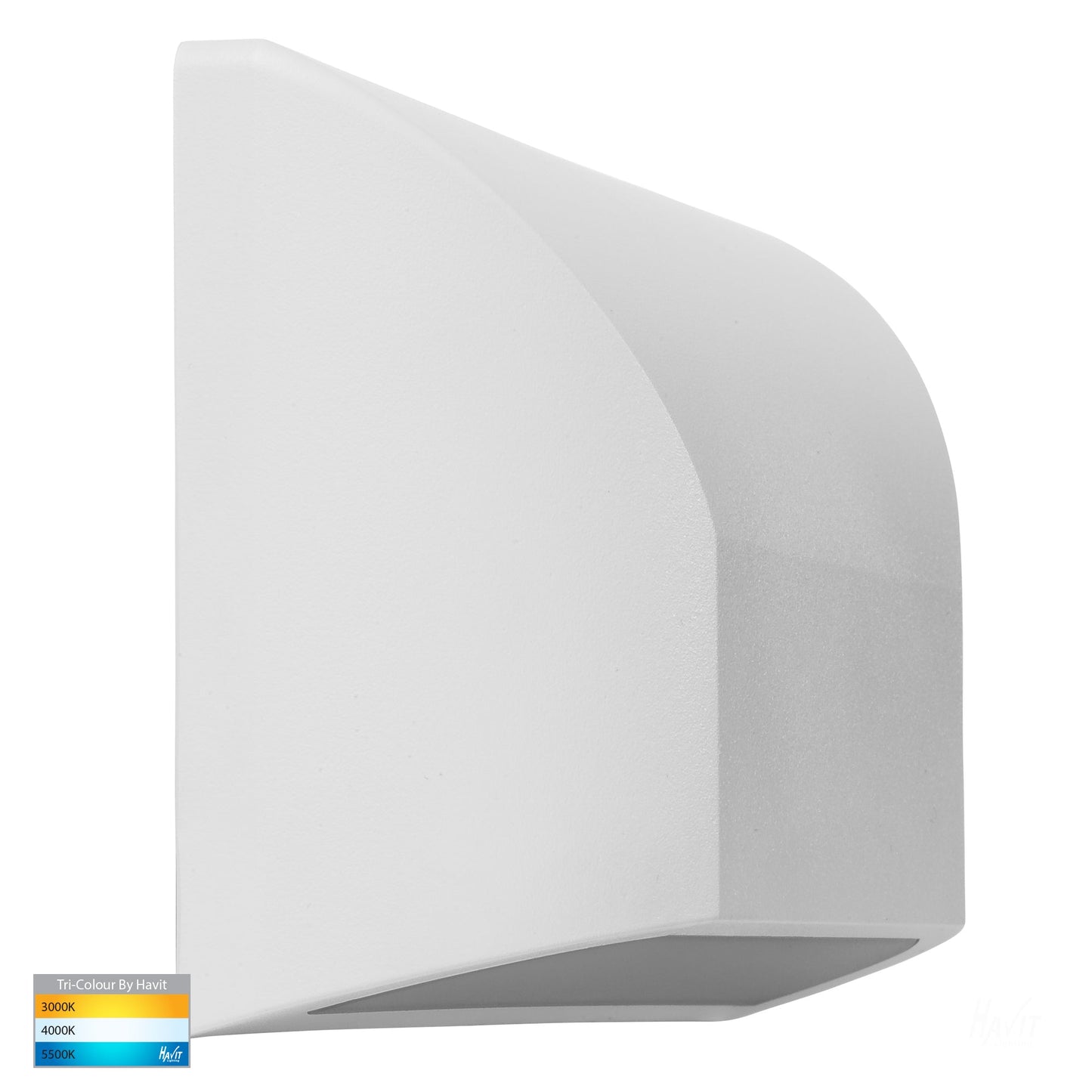 Rectangular White Surface Mounted Pc Step Light HV3225t-Wht