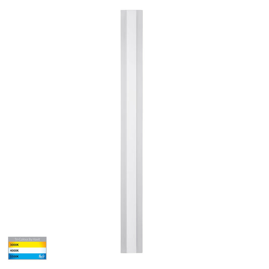 White 1000mm Surface Mounted Barline Wall Light