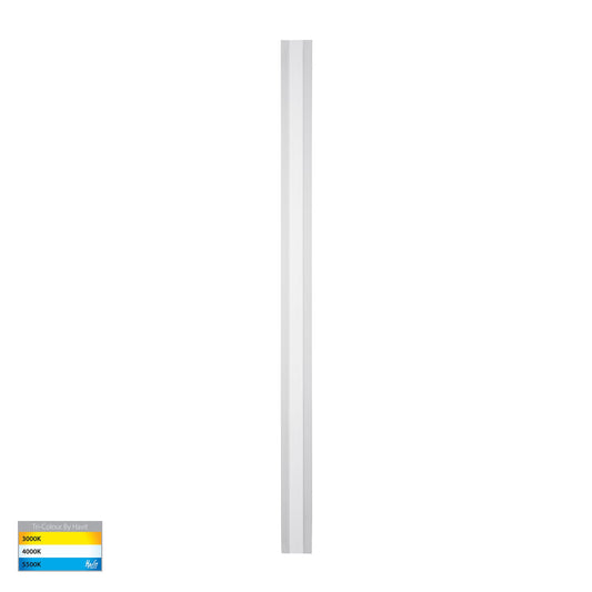 White 1500mm Surface Mounted Barline Wall Light