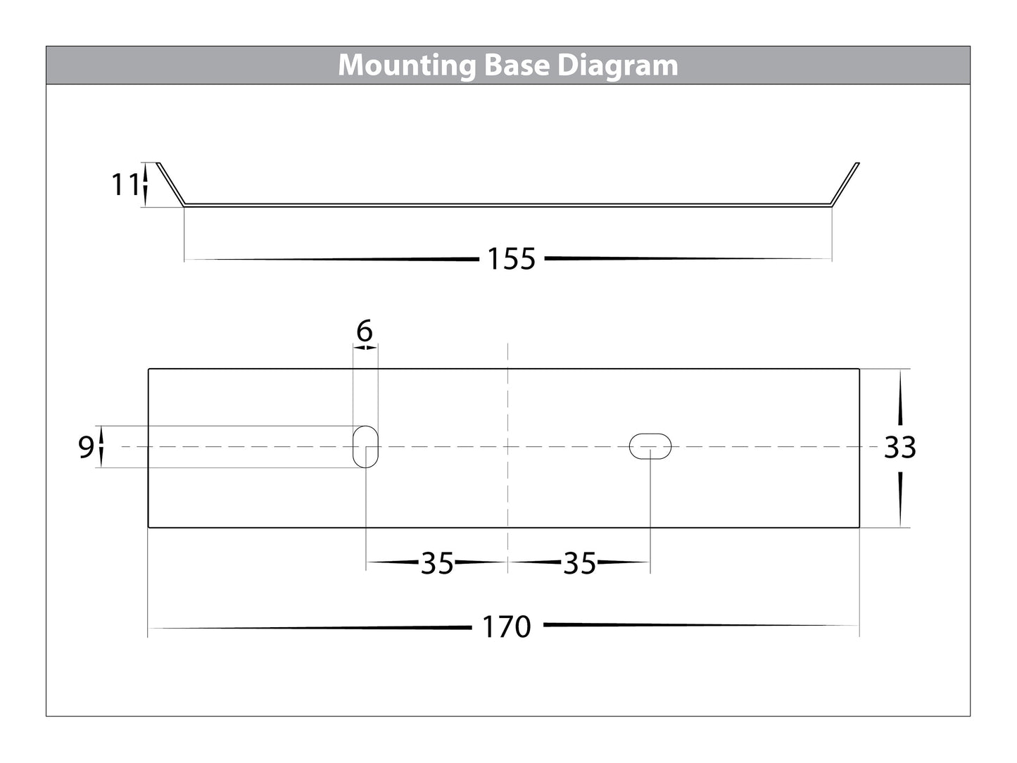 Surface Mounted Bunker Light Black