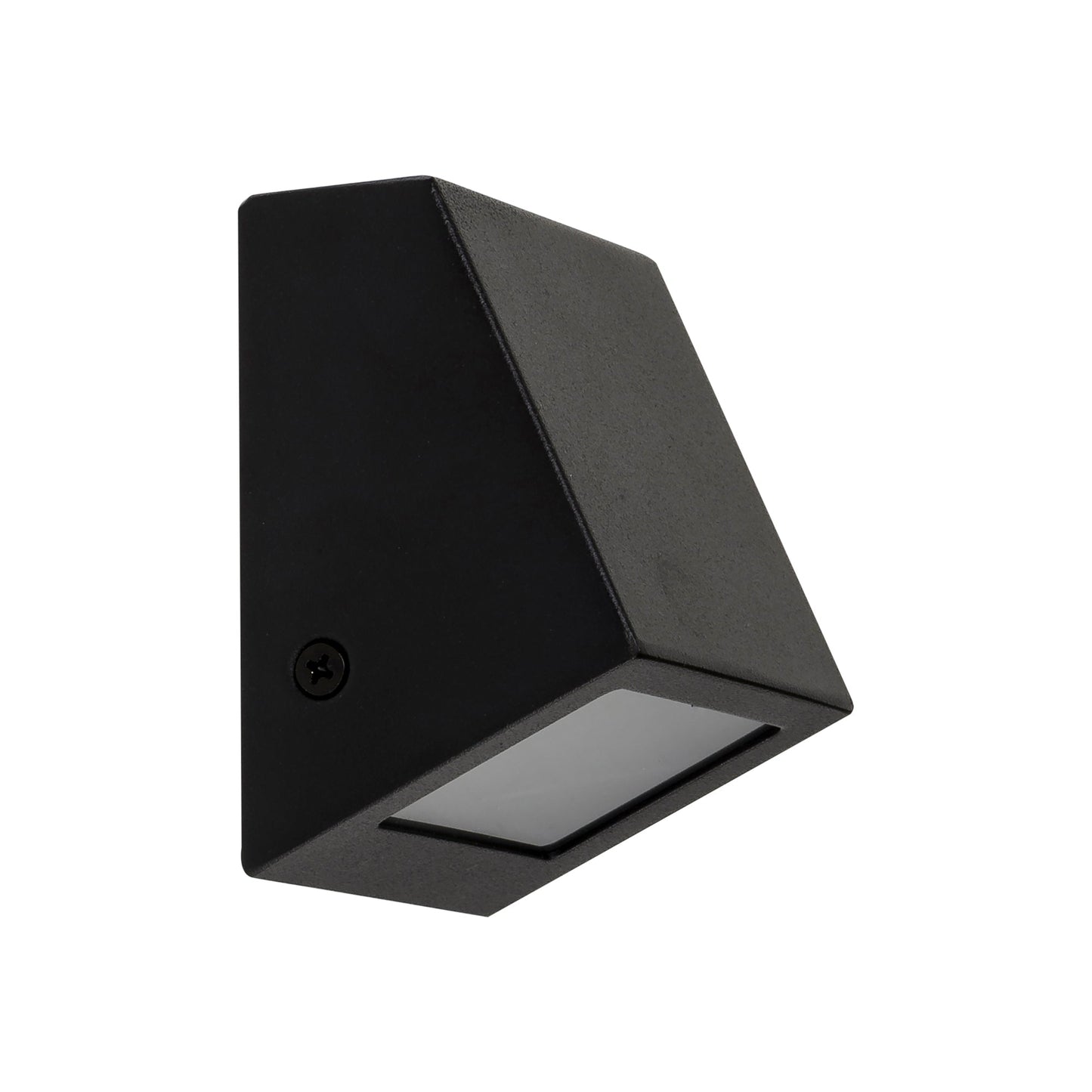 Square Mini Wall Wedge Poly Powder Coated Black