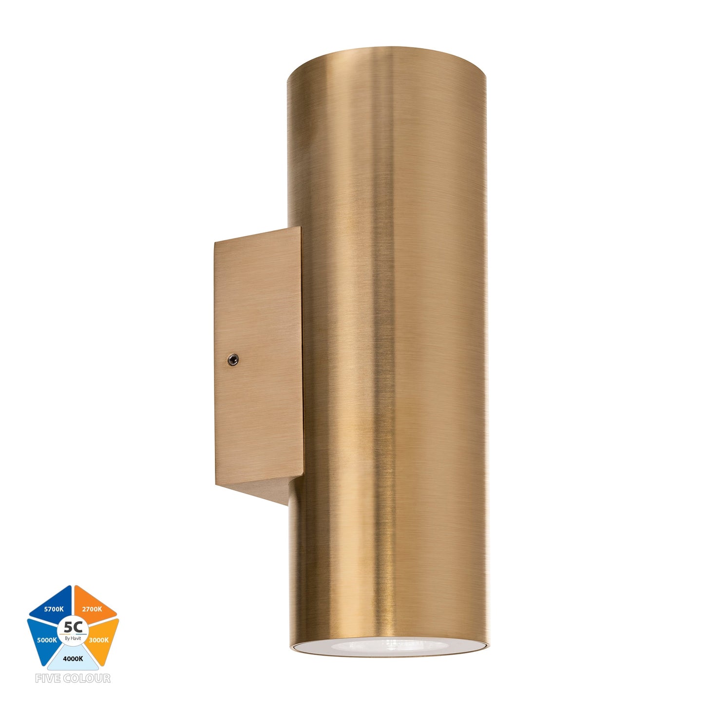 Solid Brass Up & Down Wall Light