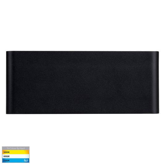 Black Surface Mounted Up/Down Wall Light