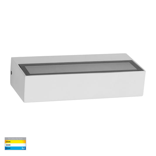 White Surface Mounted Uplighter Wall Light