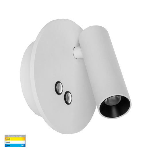 White Dimmable Single Spot Light With Backlight