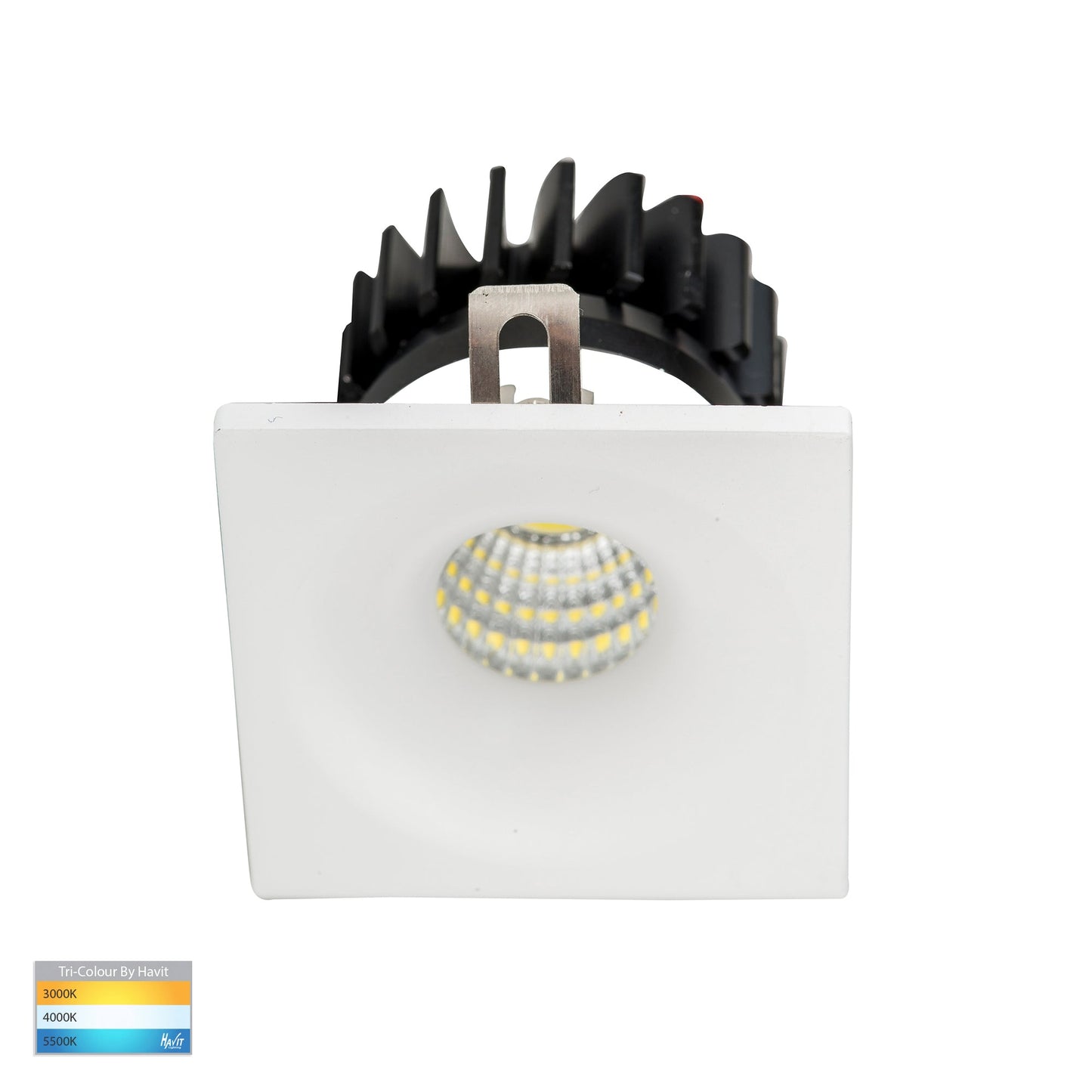 Mini square 3w Downlight White 38mm Cutout
