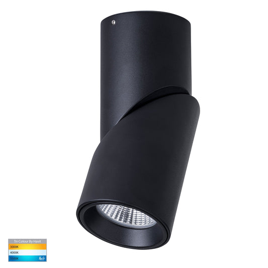 Black Surface Mounted Rotatable Round Downlight HV5823t-Blk